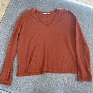 Vneck light sweater